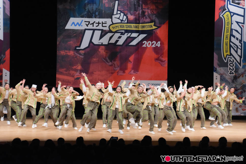 柴島高校「K-jack」がLARGE部門で演技を披露！＜マイナビHIGH SCHOOL DANCE COMPETITION 2024 WEST vol.1＞