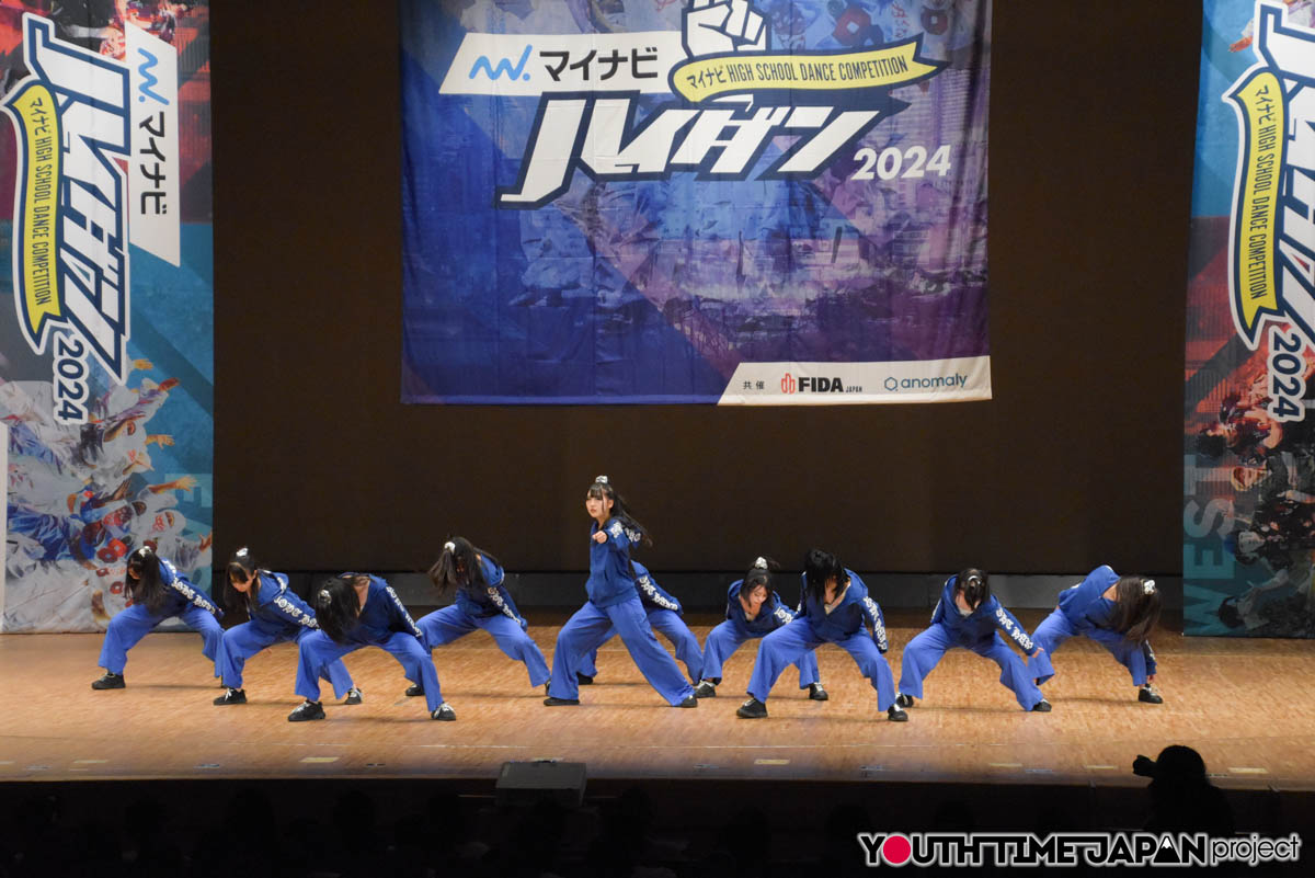 千葉英和高校「Enter」がLARGE部門で演技を披露！＜マイナビHIGH SCHOOL DANCE COMPETITION 2024 EAST vol.1＞