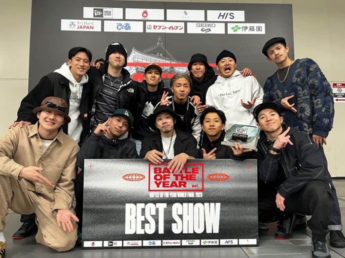 ブレイクダンス世界大会「Battle of the Year World Final」にて、FNMD 所属『FOUND NATION』がBEST SHOW&BATTLE BEST 4を獲得!