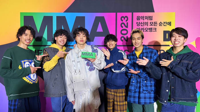 imaseと共にHoodie famが韓国最大級の音楽アワード『MMA2023』に出演