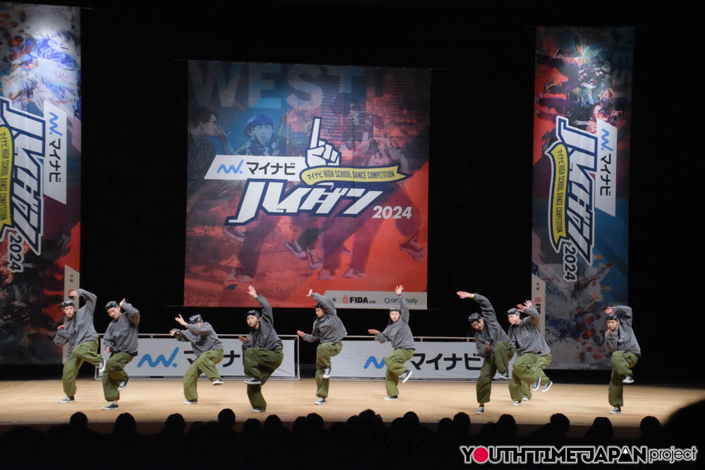 静岡県立浜松東高校「ILL WAVE」がLARGE部門で演技を披露！＜マイナビHIGH SCHOOL DANCE COMPETITION 2024 WEST vol.2＞