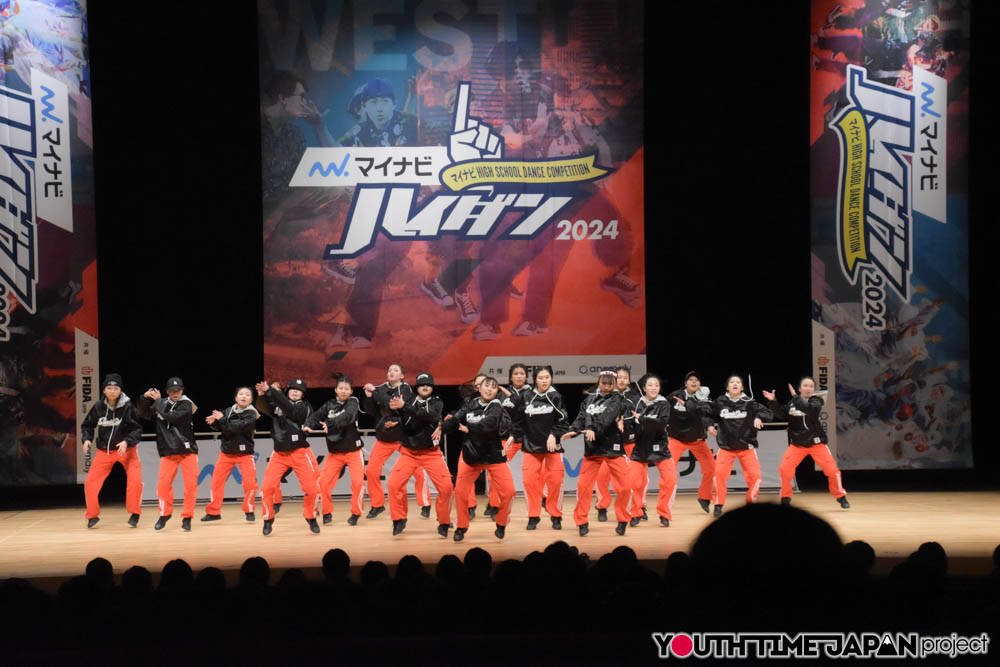 大阪府立三島高校「Alvis」がLARGE部門で演技を披露！＜マイナビHIGH SCHOOL DANCE COMPETITION 2024 WEST vol.2＞