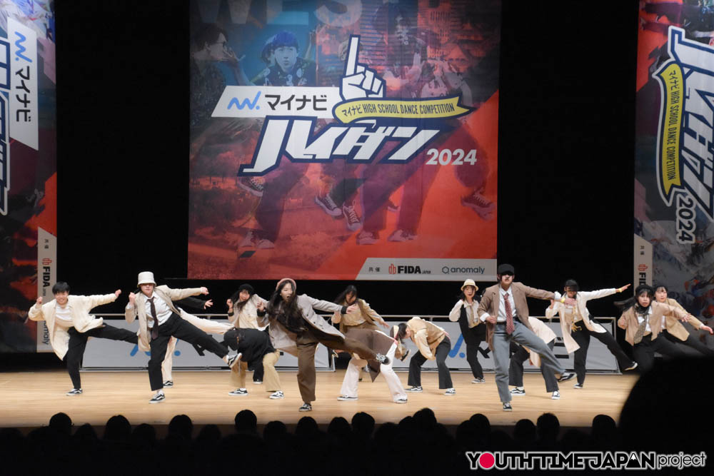 大阪泉陽高校「PHAT★STEPPERS」がLARGE部門で演技を披露！＜マイナビHIGH SCHOOL DANCE COMPETITION 2024 WEST vol.2＞