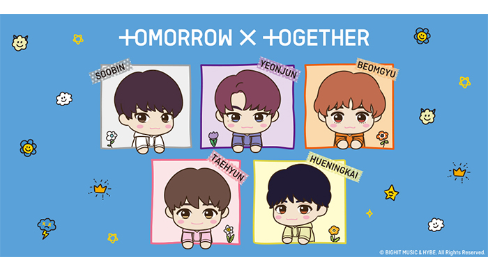 韓国の5人組ボーイグループ『TOMORROW X TOGETHER』プライズ化決定！2024年1月より全国のゲームセンターに登場！