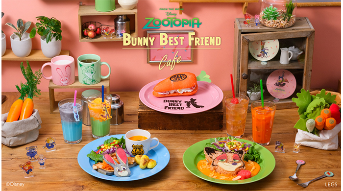 『ズートピア』のスペシャルカフェが東京・原宿に登場！「Zootopia」BUNNY BEST FRIEND OH MY CAFE期間限定オープン！！