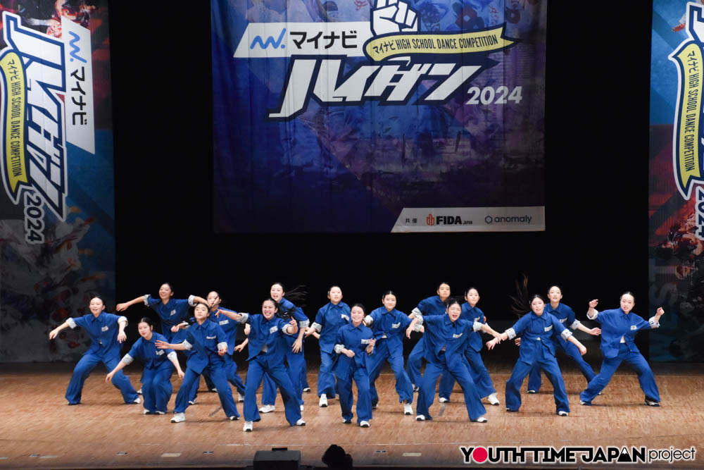 専修大学附属高校 「GIRAfFouse」がLARGE部門で演技を披露！＜マイナビHIGH SCHOOL DANCE COMPETITION 2024 EAST vol.2＞