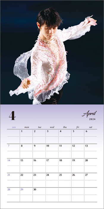 羽生結弦、4月始まりカレンダーとしては初登場！詳細決定！
