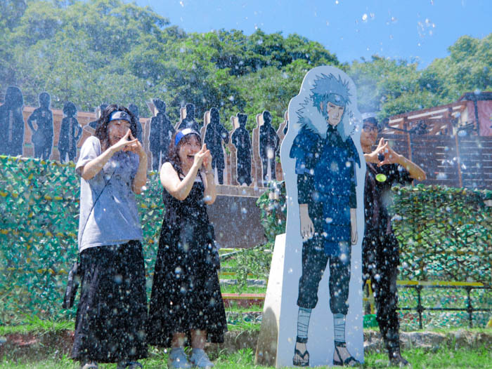 ニジゲンノモリ 「NARUTO&BORUTO 忍里」びしょぬれパワーアップ!真夏の大水遁祭2024『水遁・水断波に挑戦せよ!』