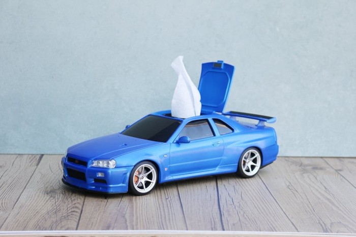 「日産スカイラインGT-R」ウェットティッシュケースに特別カラー登場!限定1000個予約販売開始!