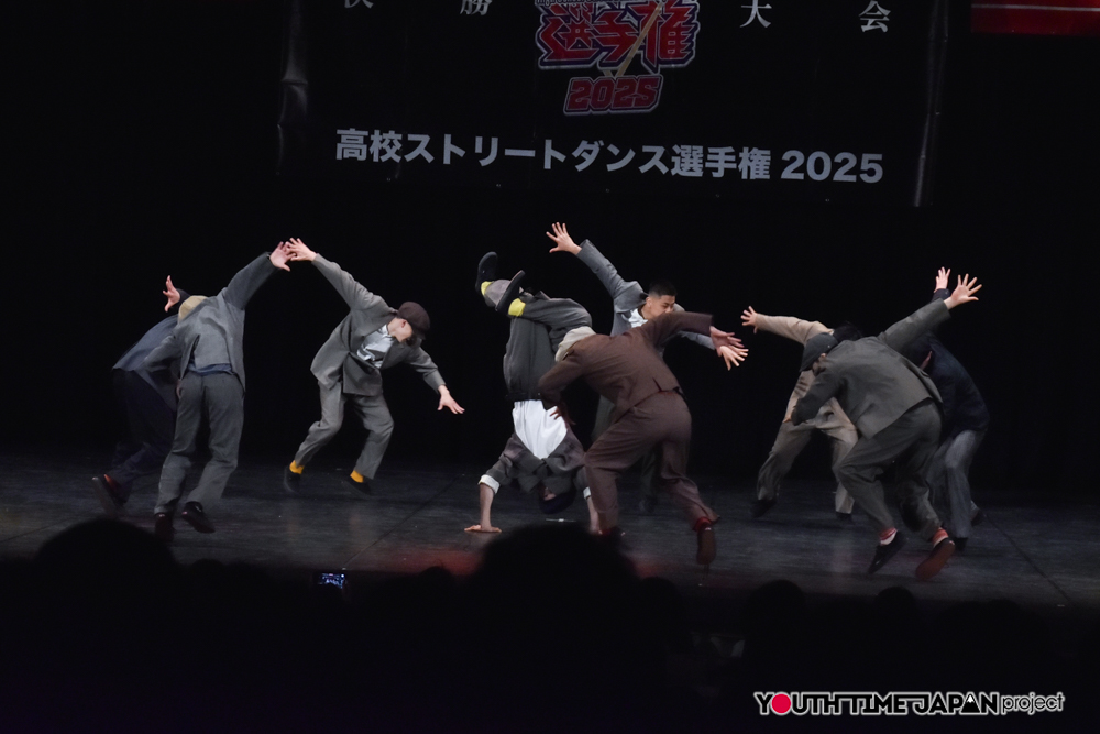 【2位】桜丘高等学校「THE TAILORS」が高校ストリートダンス選手権2025決勝大会でパフォーマンスを披露！