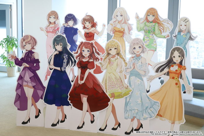『学園アイドルマスター』より、等身大スタンディが受注生産商品で登場!