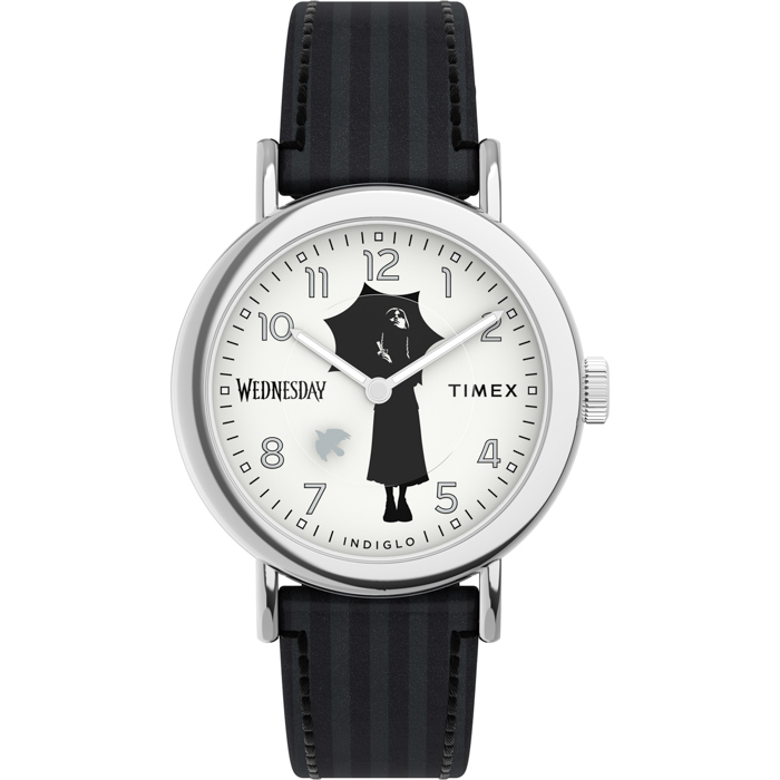 ティム・バートン監督が手がけるNetflix人気シリーズの時計が登場!Timex<タイメックス>x Wednesday<ウェンズデー>のコラボレーション時計、6月4日(水)に発売!