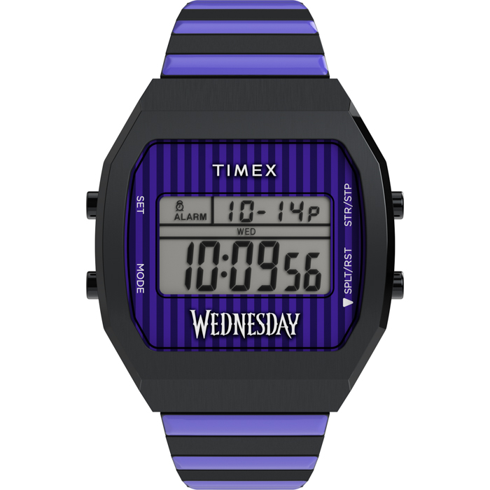 ティム・バートン監督が手がけるNetflix人気シリーズの時計が登場!Timex<タイメックス>x Wednesday<ウェンズデー>のコラボレーション時計、6月4日(水)に発売!
