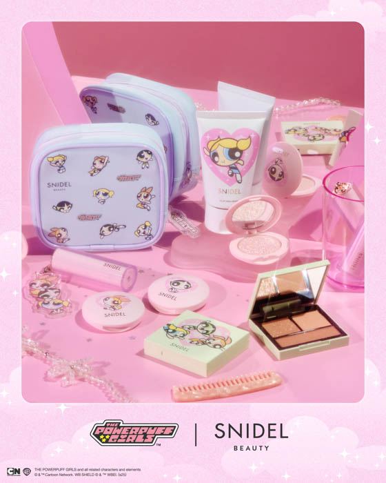 <SNIDEL BEAUTY>「パワーパフ ガールズ」と初のコラボレーションが実現!アイパレットやチークなど、限定パッケージ商品が6月27日(金)より発売!
