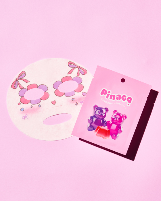 しなこがフルプロデュースするビューティ&雑貨ブランド『Pinaco』から子供向けシートマスクが登場!