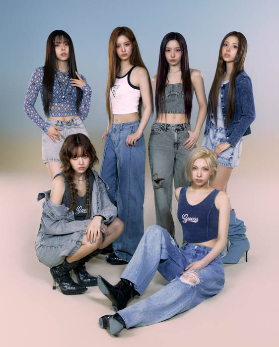 NMIXX(エンミックス)がGUESS 2025年 春のキャンペーンに登場!