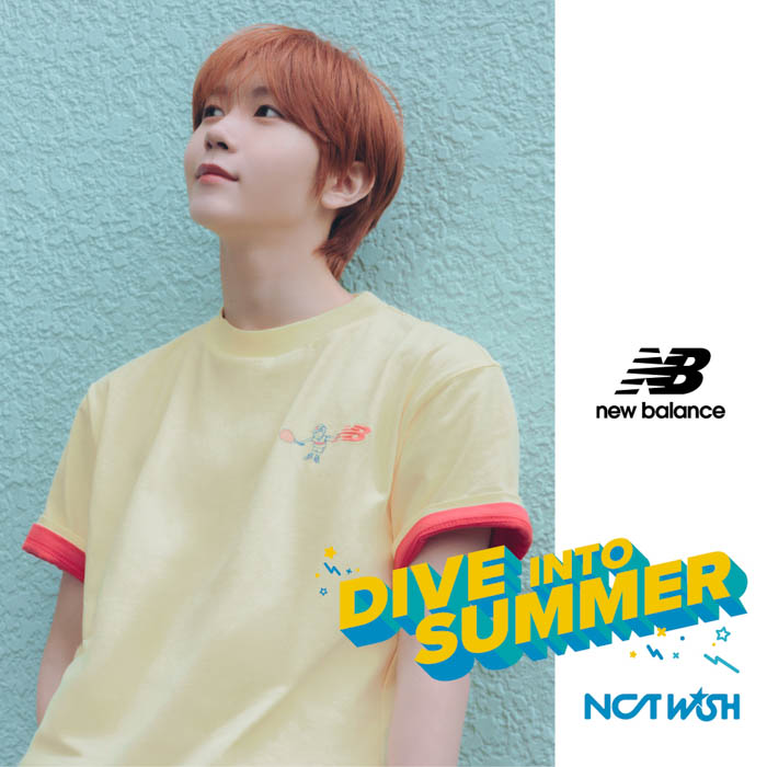 New Balanceのアパレル「SUMMER Tee」、ABC-MARTにて韓国人気グループ『NCT WISH』の着用ビジュアル公開!