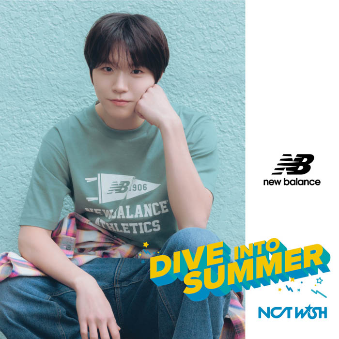 New Balanceのアパレル「SUMMER Tee」、ABC-MARTにて韓国人気グループ『NCT WISH』の着用ビジュアル公開!