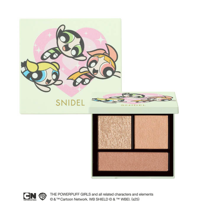<SNIDEL BEAUTY>「パワーパフ ガールズ」と初のコラボレーションが実現!アイパレットやチークなど、限定パッケージ商品が6月27日(金)より発売!