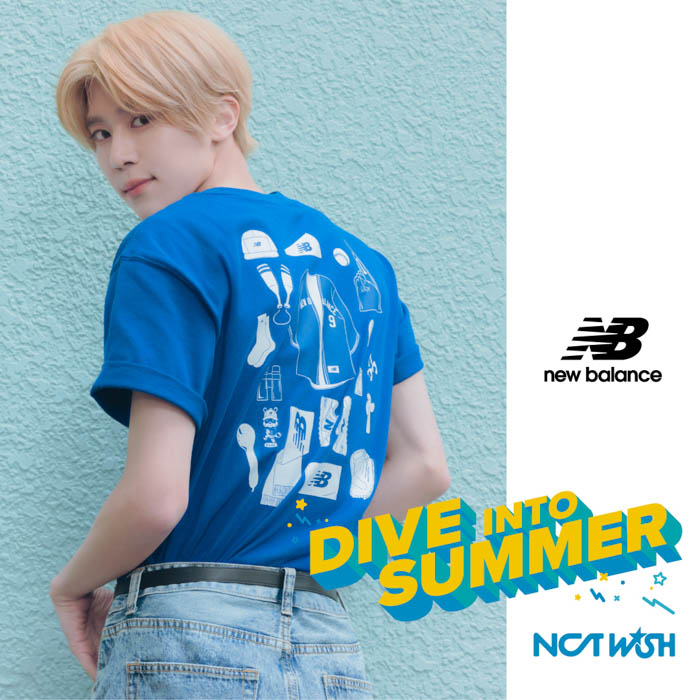 New Balanceのアパレル「SUMMER Tee」、ABC-MARTにて韓国人気グループ『NCT WISH』の着用ビジュアル公開!