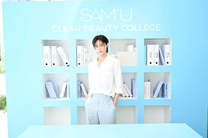 &TEAMのKがブランドアンバサダーをつとめる韓国スキンケアブランド「SAM'U(サミュ)」大規模POPUP STOREが表参道に登場!