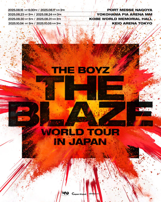 THE BOYZ WOLRD TOUR開催決定!名古屋・横浜・神戸・東京を駆け巡る、全国4都市8公演のアリーナツアー
