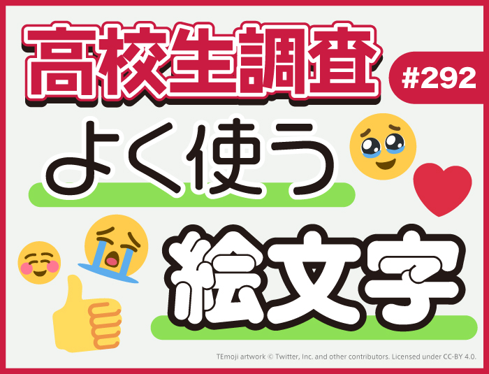 7月17日は“世界絵文字デー”！ 高校生がよく使う絵文字ランキング 【高校生調査 #292】