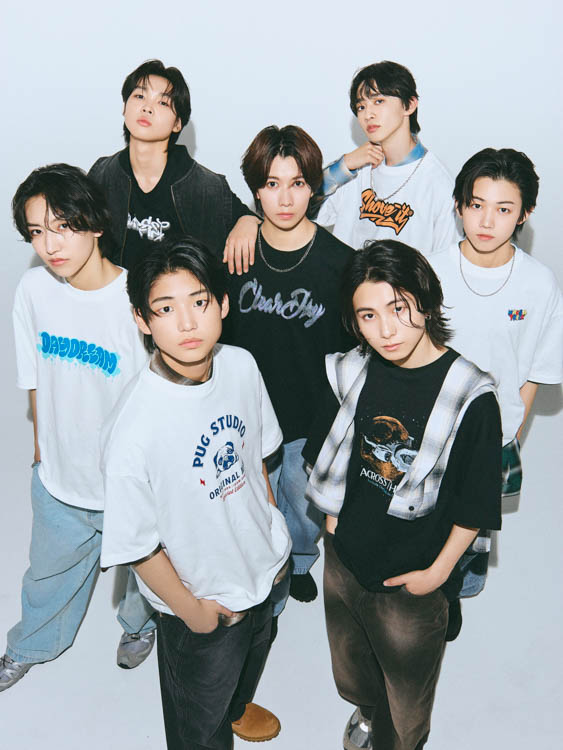 WEGO Tシャツコレクション「WEGOTEE 2025」ビジュアルにTOBE所属の新グループ『CLASS SEVEN』が初登場!