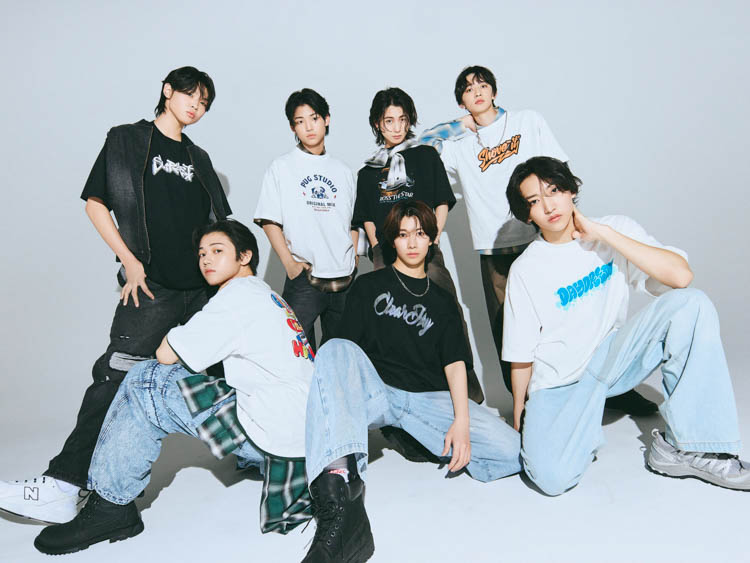 WEGO Tシャツコレクション「WEGOTEE 2025」ビジュアルにTOBE所属の新グループ『CLASS SEVEN』が初登場!