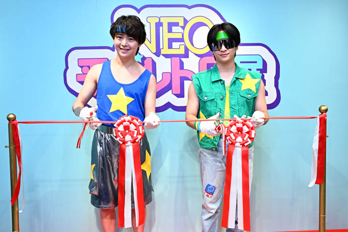 「NEO平成レトロ展」本日開幕！Chi☆Ｑの大地守と久間一平が取材会に登壇！