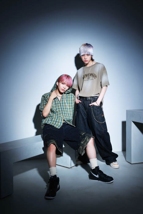 LIL LEAGUEがSPINNSのビジュアルに初登場!浴衣を遊び心満載に着こなしたコンセプトビジュアルや、夏のストリートスタイルを提案!