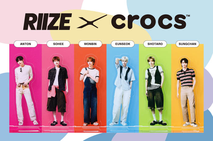 クロックス、ジャパンアンバサダー「RIIZE」による夏のキャンペーンを2025年7月4日（金）から開始！