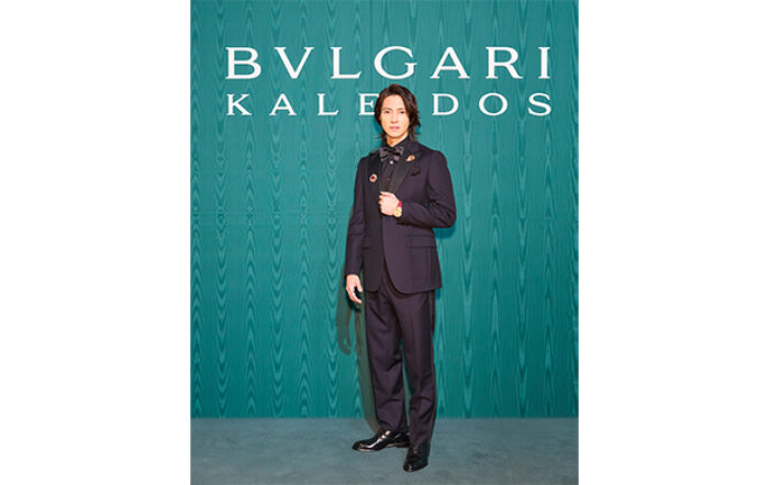 山下智久、日本におけるブルガリの史上最大規模の展覧会「ブルガリ カレイドス 色彩・文化・技巧」記念すべきオープニングイベントに登場！