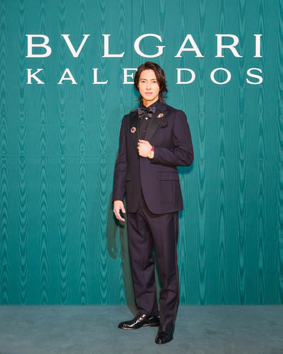 山下智久、日本におけるブルガリの史上最大規模の展覧会「ブルガリ カレイドス 色彩・文化・技巧」記念すべきオープニングイベントに登場！