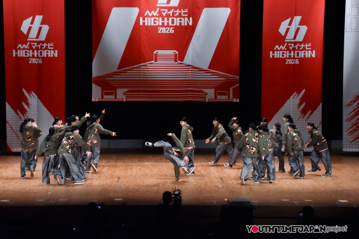 叡明高等学校「AWESOMEST」がLARGE部門で演技を披露！＜マイナビHIGH SCHOOL DANCE COMPETITION 2026 EAST vol.1＞