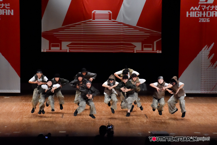 群馬県立安中総合学園高等学校「Bigg'p Fam」がLARGE部門で演技を披露！＜マイナビHIGH SCHOOL DANCE COMPETITION 2026 EAST vol.1＞