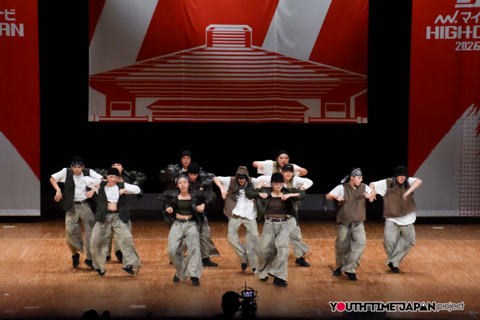 群馬県立安中総合学園高等学校「Bigg'p Fam」がLARGE部門で演技を披露！＜マイナビHIGH SCHOOL DANCE COMPETITION 2026 EAST vol.1＞