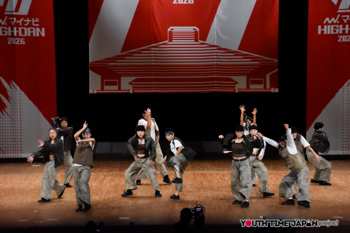 群馬県立安中総合学園高等学校「Bigg'p Fam」がLARGE部門で演技を披露！＜マイナビHIGH SCHOOL DANCE COMPETITION 2026 EAST vol.1＞