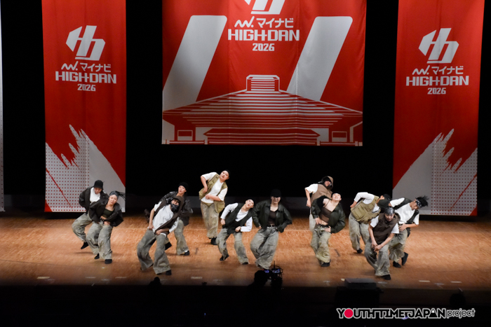 群馬県立安中総合学園高等学校「Bigg'p Fam」がLARGE部門で演技を披露！＜マイナビHIGH SCHOOL DANCE COMPETITION 2026 EAST vol.1＞