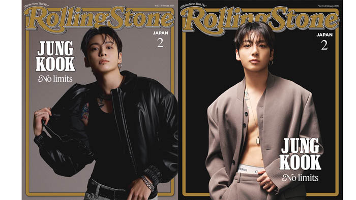 BTSのJUNG KOOK、Rolling Stone Japan vol.33ダブル表紙ビジュアル解禁 「限界のないアーティスト、それが僕の目指す姿です」