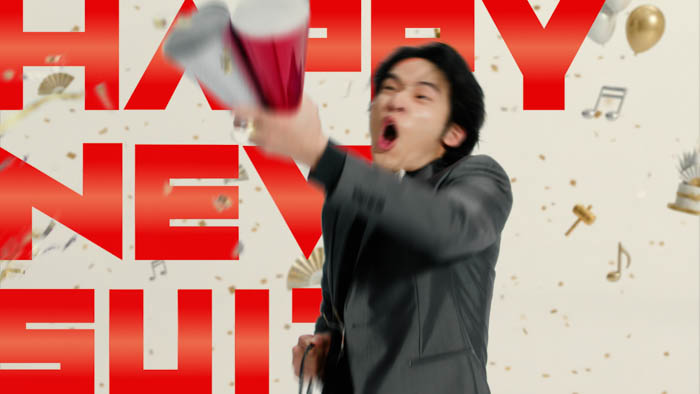 三浦友和・橋本環奈・水上恒司・生見愛瑠が初共演！「洋服の青山」新CMで“HAPPY NEW WEAR”をお祝い！