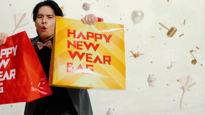 三浦友和・橋本環奈・水上恒司・生見愛瑠が初共演！「洋服の青山」新CMで“HAPPY NEW WEAR”をお祝い！