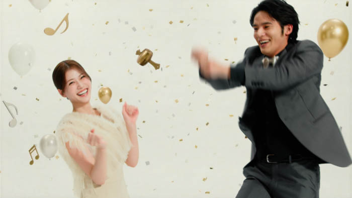 三浦友和・橋本環奈・水上恒司・生見愛瑠が初共演！「洋服の青山」新CMで“HAPPY NEW WEAR”をお祝い！