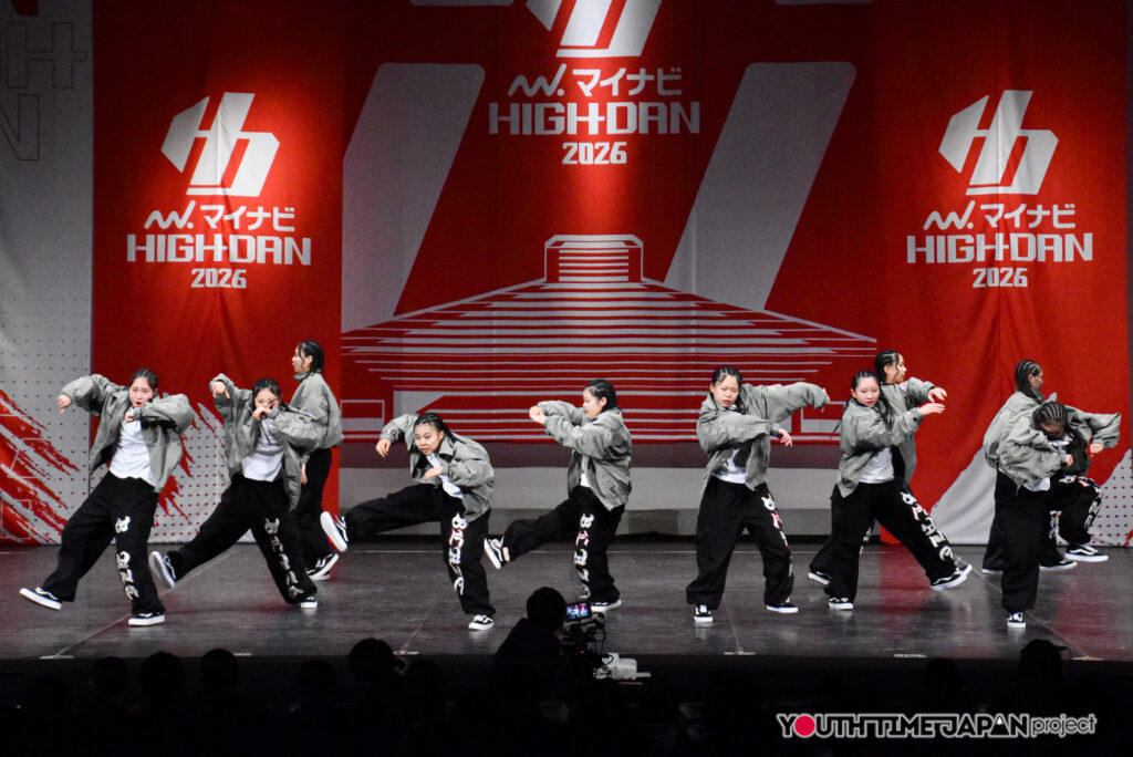 大阪府立山田高等学校「ZØNEBLÁZE」がLARGE部門で演技を披露！＜マイナビHIGH SCHOOL DANCE COMPETITION 2026 WEST vol.2＞