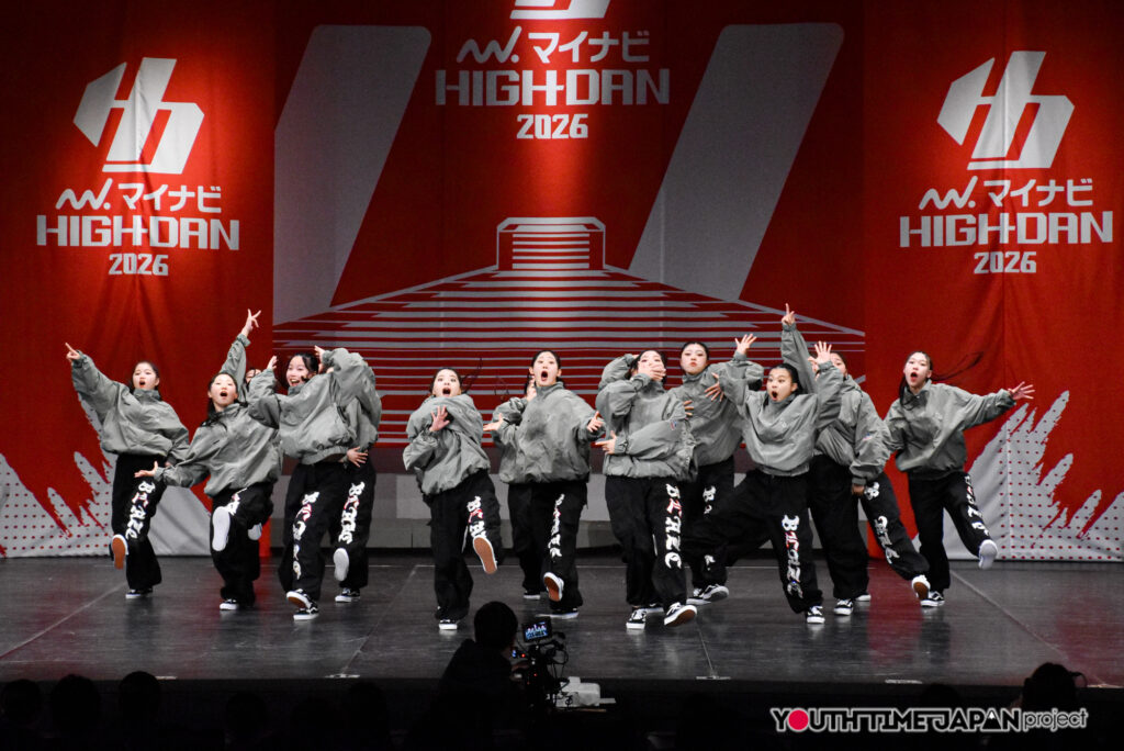 大阪府立山田高等学校「ZØNEBLÁZE」がLARGE部門で演技を披露！＜マイナビHIGH SCHOOL DANCE COMPETITION 2026 WEST vol.2＞