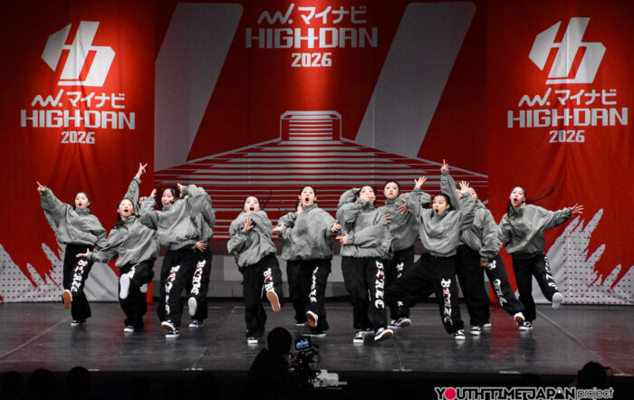 大阪府立山田高等学校「ZØNEBLÁZE」がLARGE部門で演技を披露！＜マイナビHIGH SCHOOL DANCE COMPETITION 2026 WEST vol.2＞