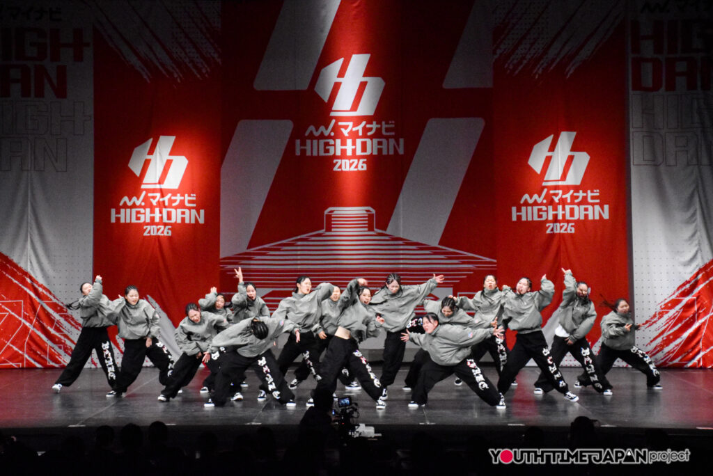 大阪府立山田高等学校「ZØNEBLÁZE」がLARGE部門で演技を披露！＜マイナビHIGH SCHOOL DANCE COMPETITION 2026 WEST vol.2＞