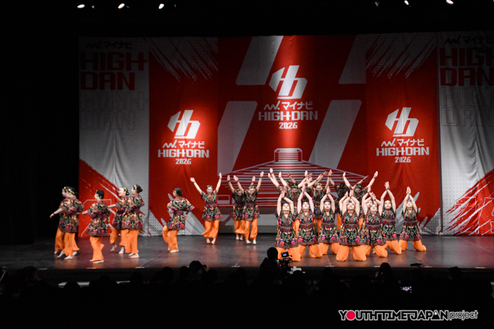 香里ヌヴェール学院高等学校「Flourish」がLARGE部門で演技を披露！＜マイナビHIGH SCHOOL DANCE COMPETITION 2026 WEST vol.2＞