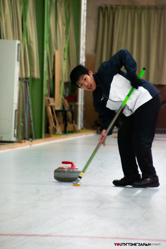 編集部が撮影した「北海道南富良野高等学校 カーリング部」