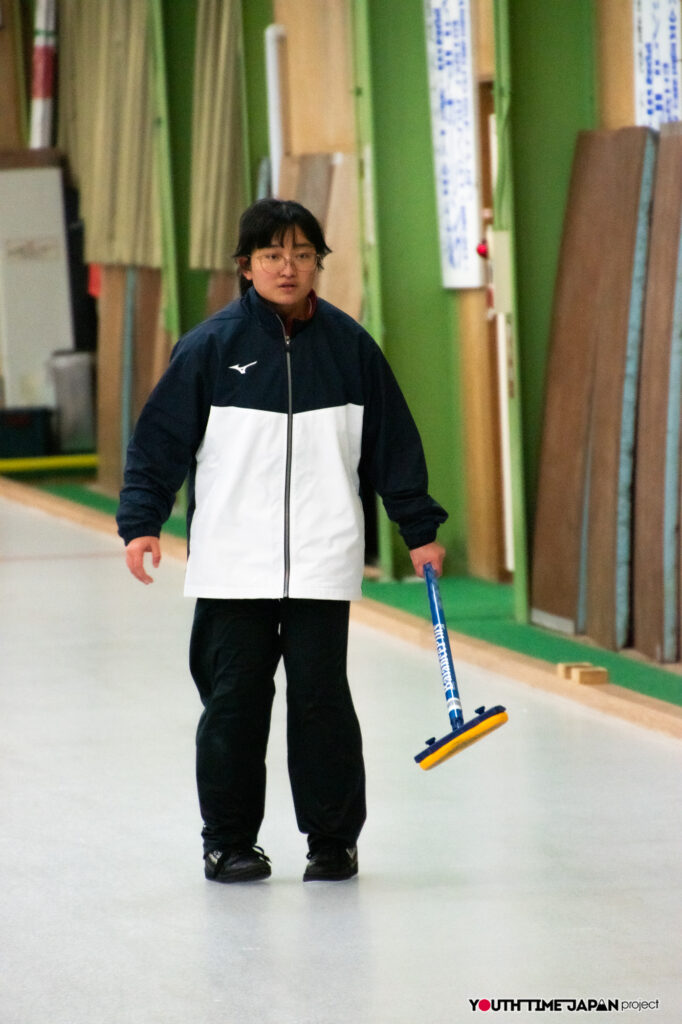 編集部が撮影した「北海道南富良野高等学校 カーリング部」